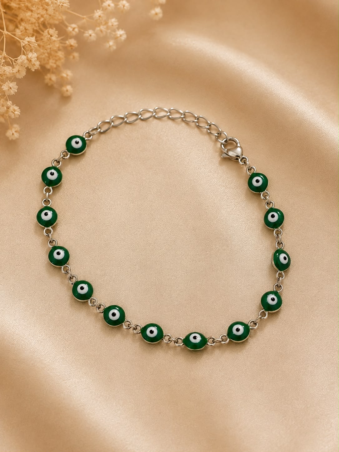 Pulsera Dama ojo verde 💚
