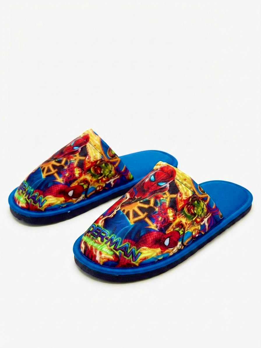 Pantufla Niño Héroe Arácnido Épico – Suave y Cómoda