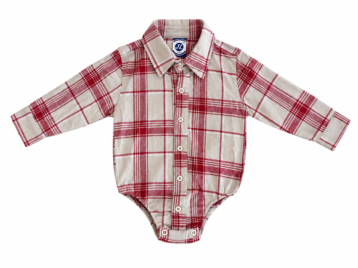 Set niño camisa a cuadros y pantalón de mezclilla