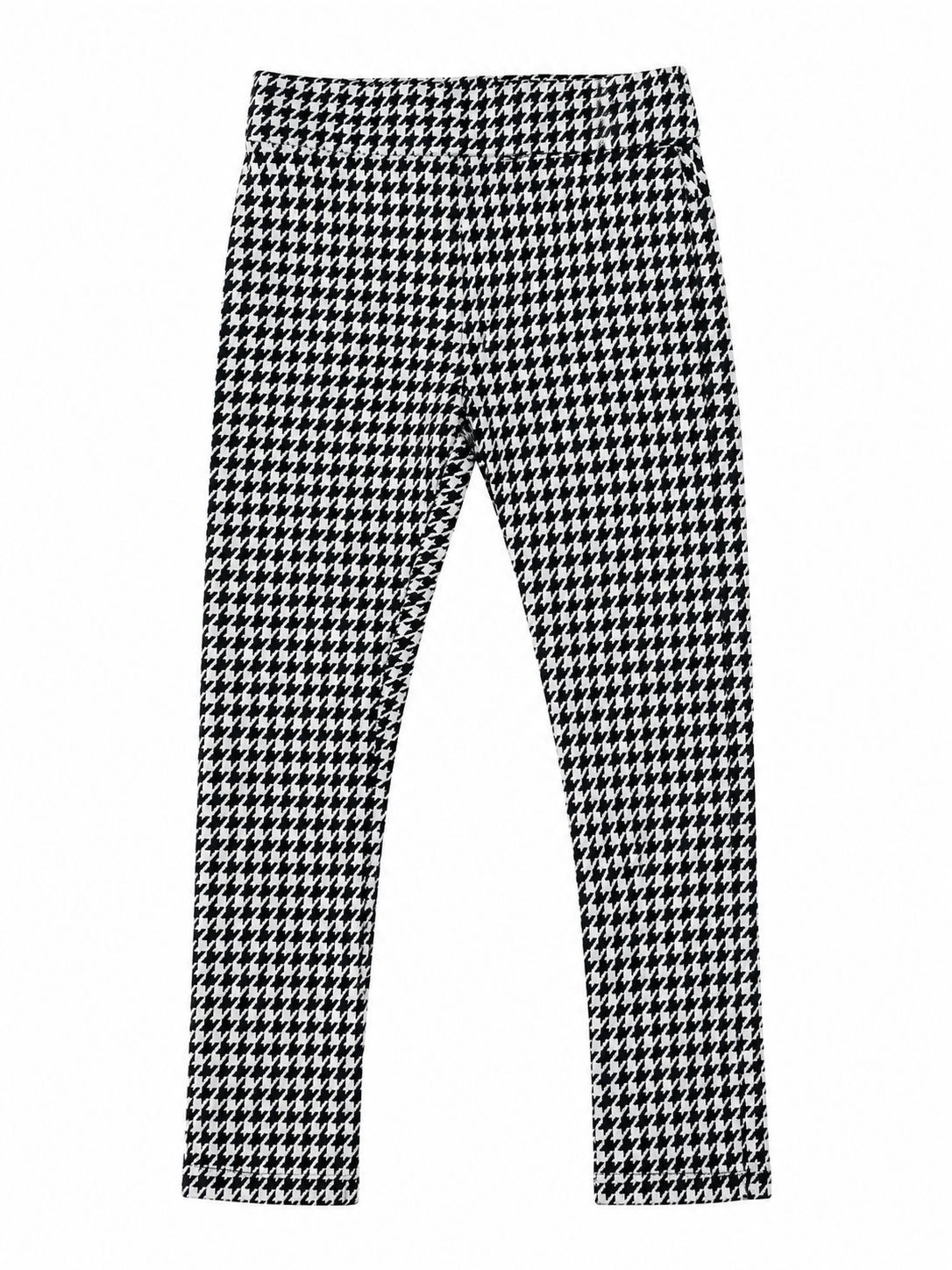 Set niña con abrigo de orejitas y leggings estampados