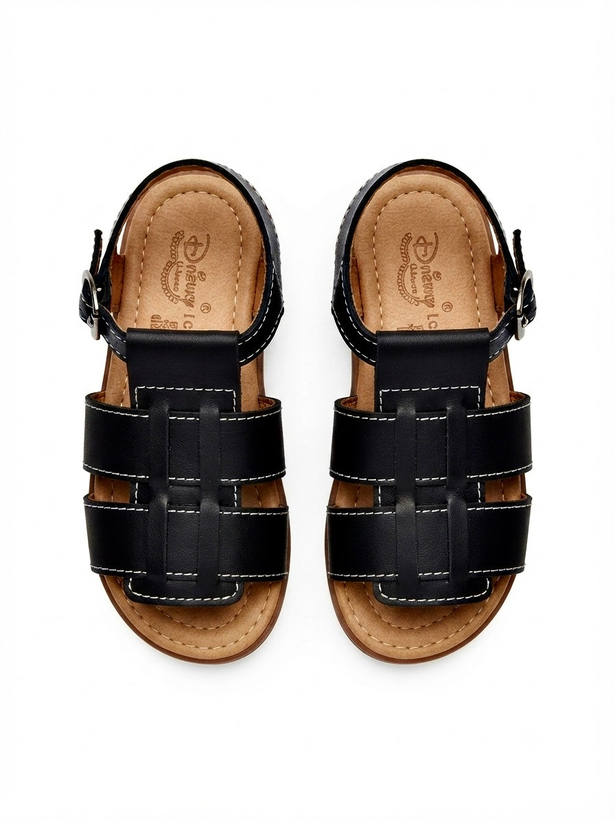 Huaraches niño OFERTA estilo clásico en color negro