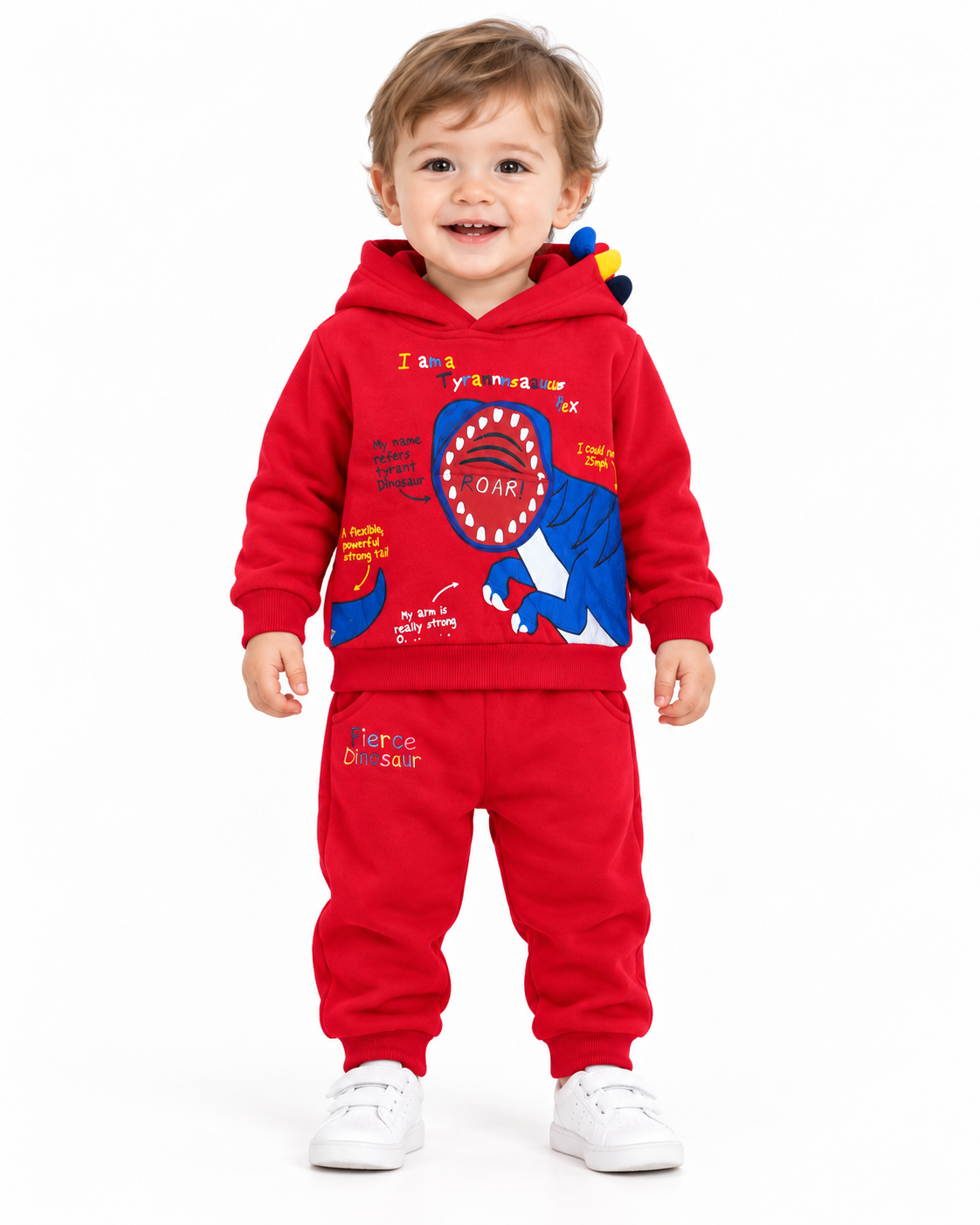 Set niño dinosaurio.