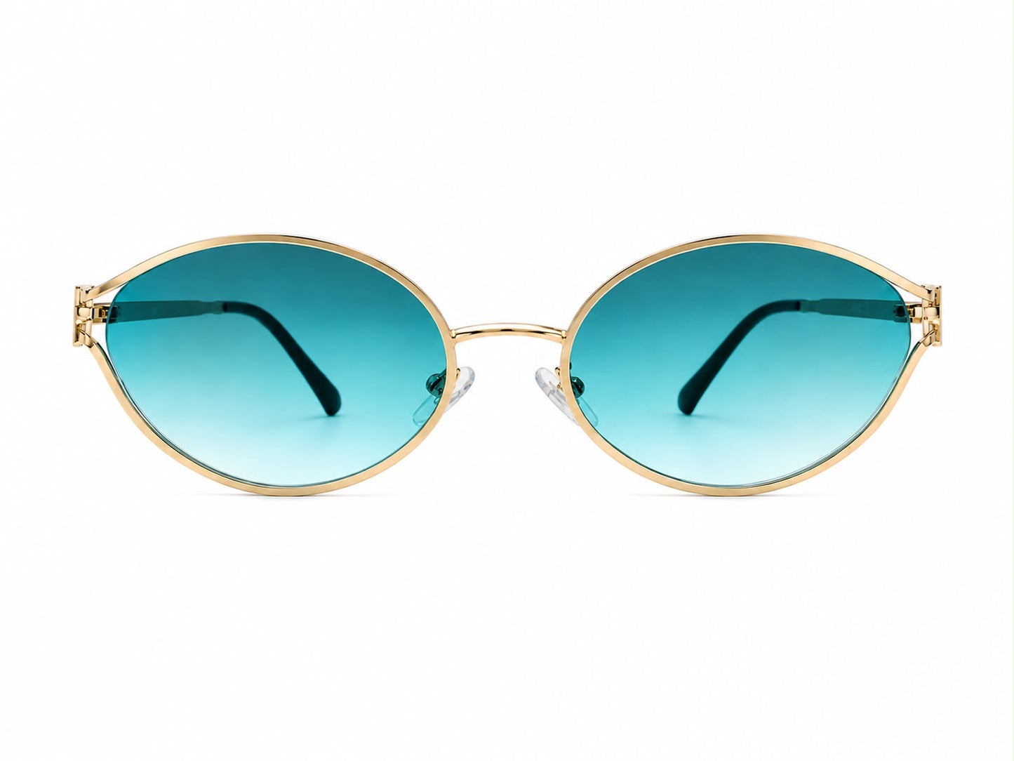 Lentes Dama redondo con armazón Dorado