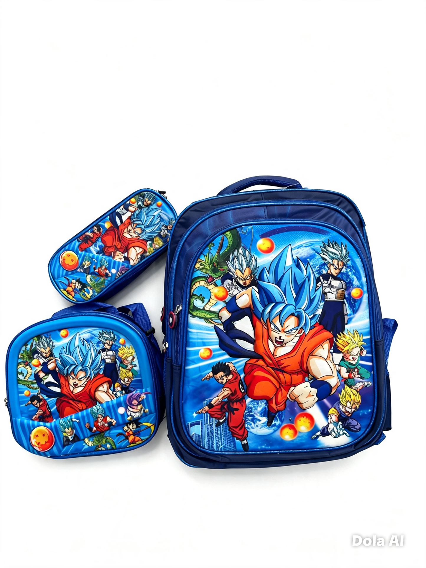 Set mochila infantil escolar OFERTA Guerreros Poder 3 piezas