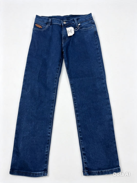Pantalón niño de mezclilla azul clásico – Corte recto