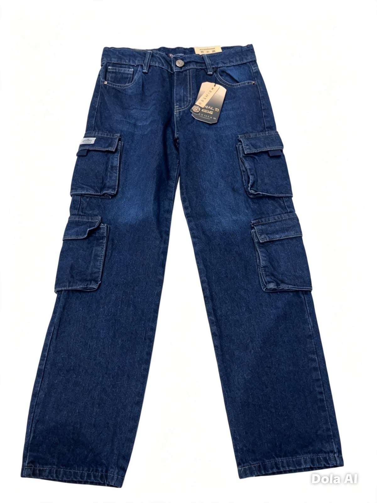Pantalón niño de mezclilla azul – Corte recto