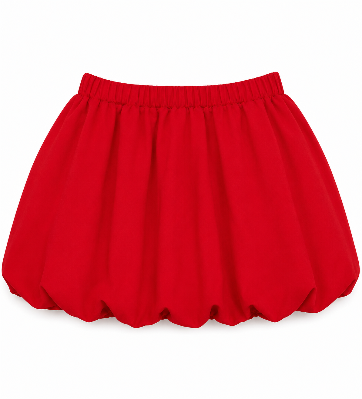 Falda Dama OFERTA Globo Color Rojo | Cintura Elástica | Moda Casual y Elegante