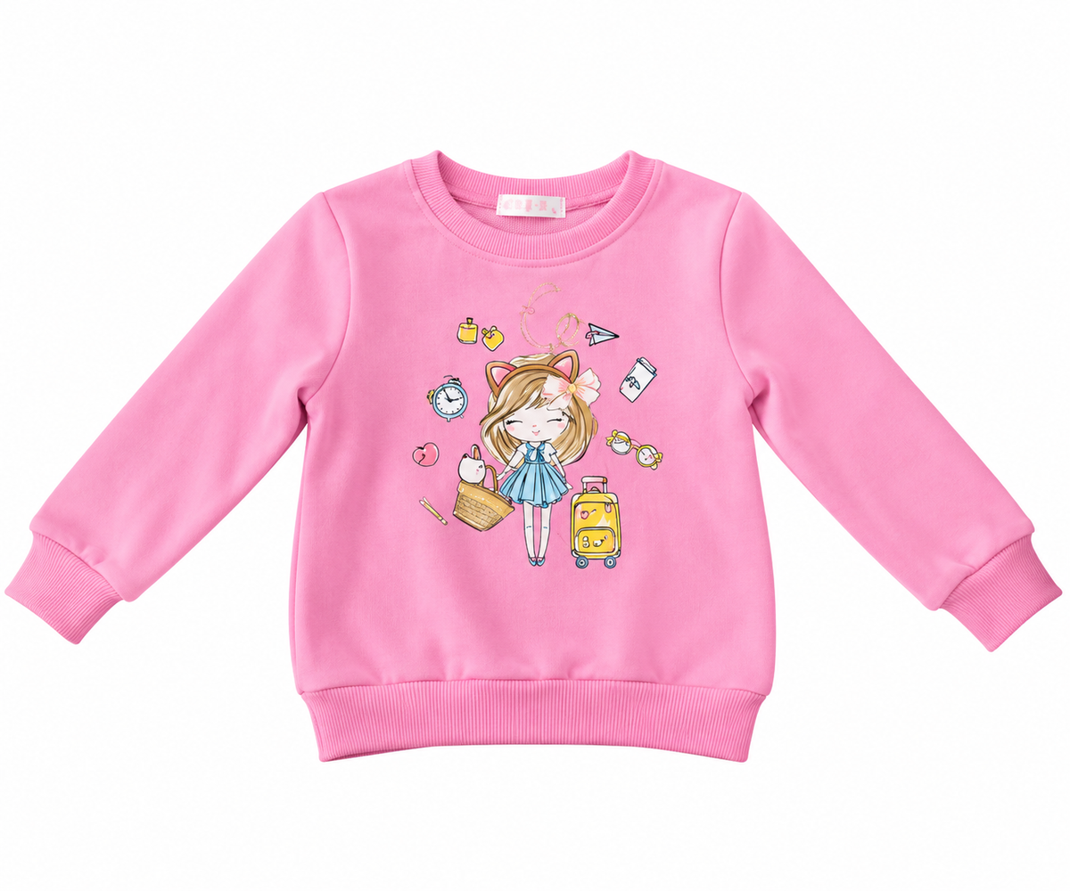 Set niña de 3 piezas con chaleco acolchado 💗