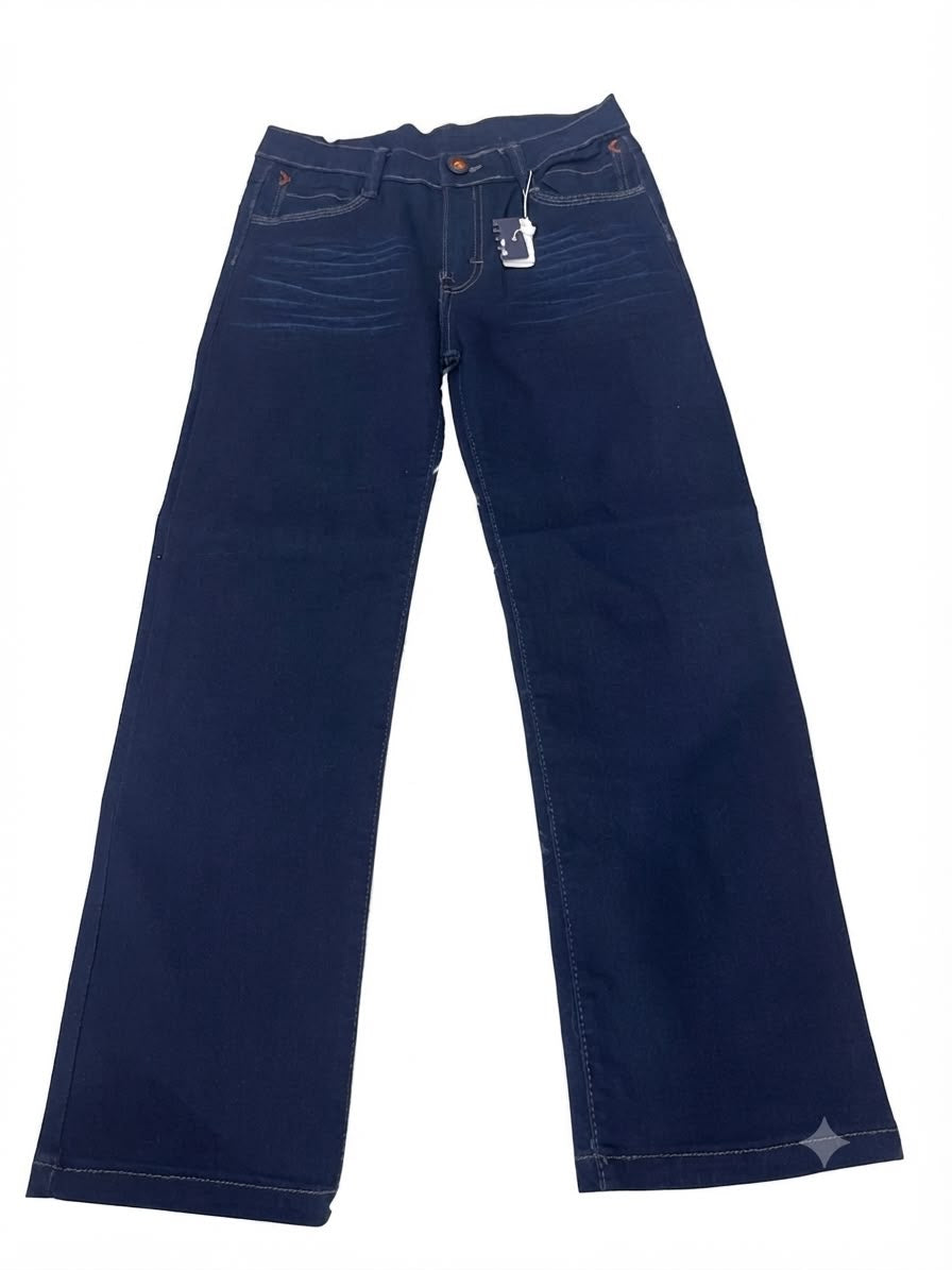 Pantalón Niño de Mezclilla Azul Oscuro