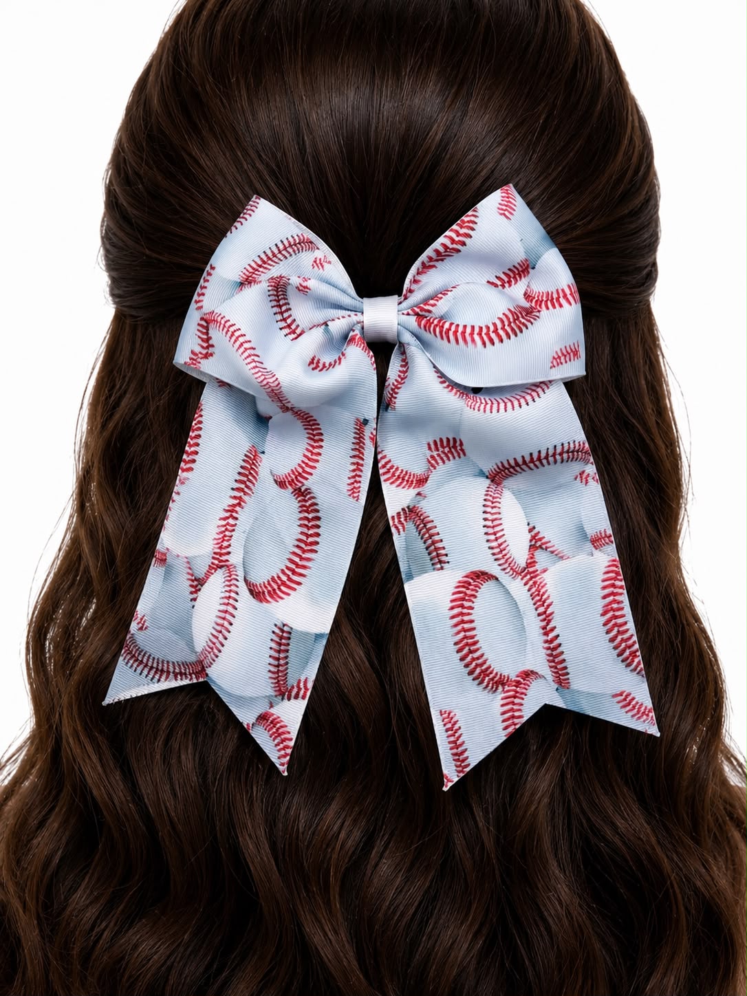 Moño niña béisbol con tirantes largos 🎀⚾
