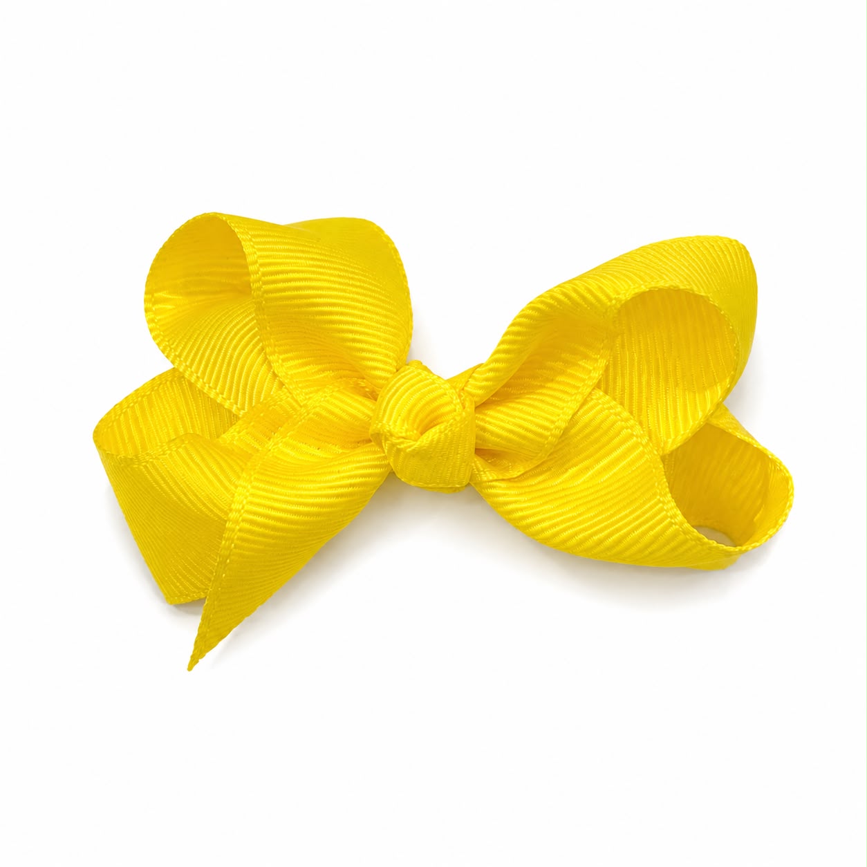 Moño chico niña amarillo clásico