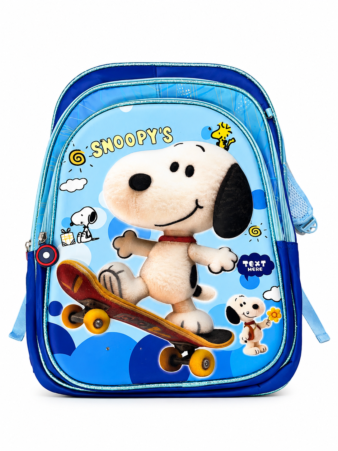 Set mochila infantil escolar Perrito Skater 3 piezas