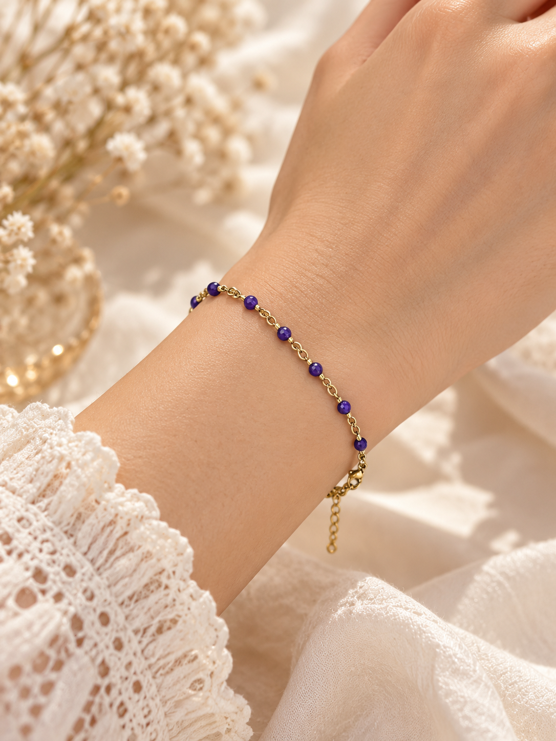 Pulsera dama cuentas decorativas⭐️