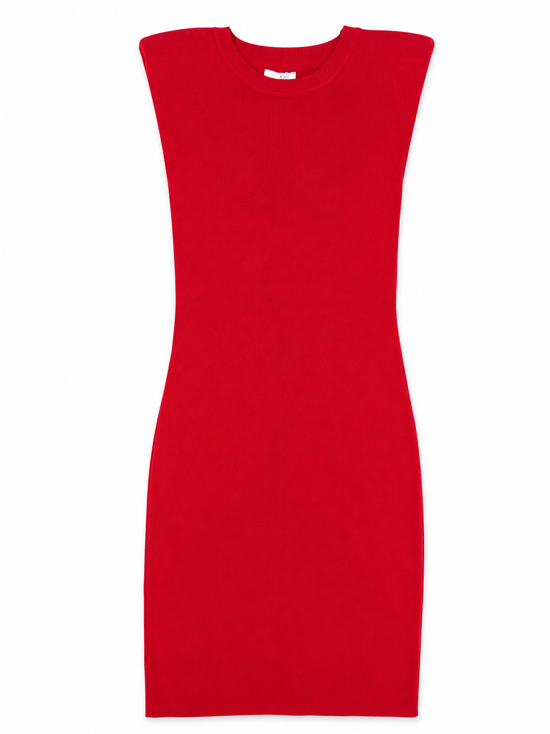 Vestido Dama OFERTA Corto Ajustado Sin Mangas Color Rojo