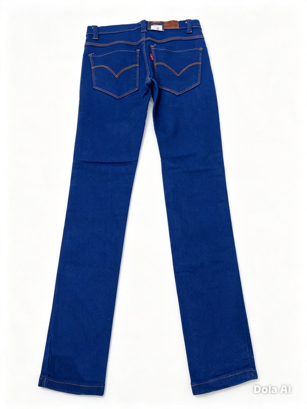 Pantalón niño de mezclilla azul intenso – Corte recto
