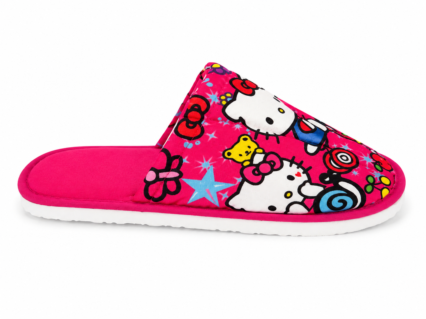 Pantuflas niña diseño gatita rosa
