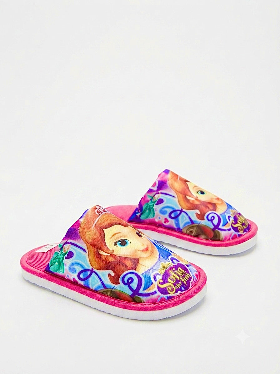 Pantufla Niña Princesita Encantada Rosa