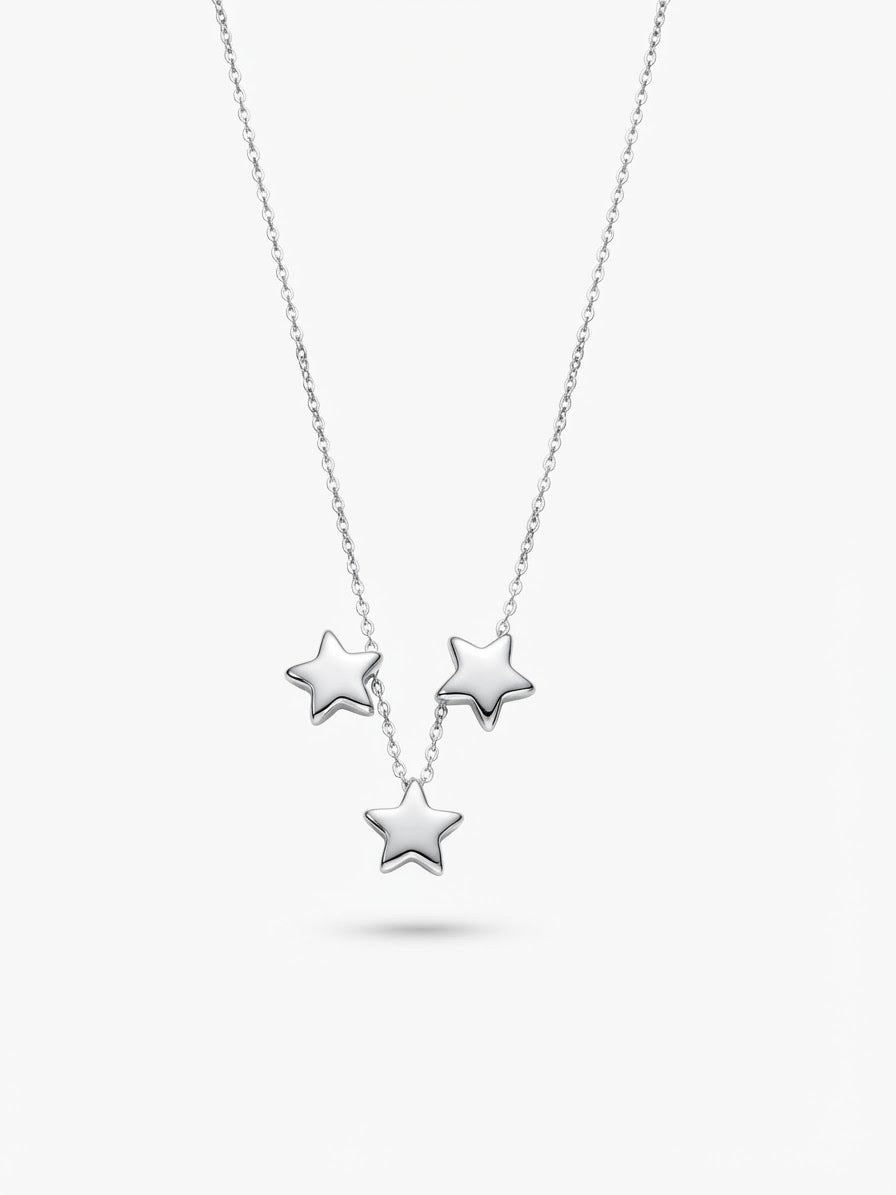 Collar dama Estrellas Plateadas ⭐✨