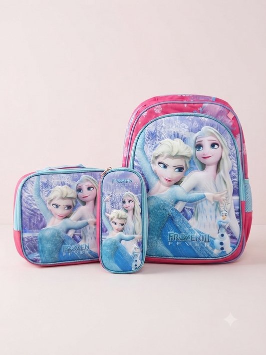 Mochila escolar OFERTA  infantil diseño princesa de hielo