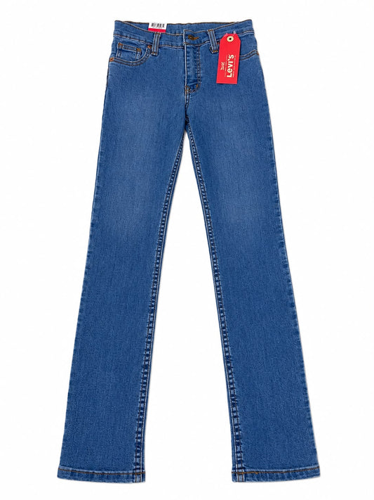 Pantalón niño de mezclilla azul clásico