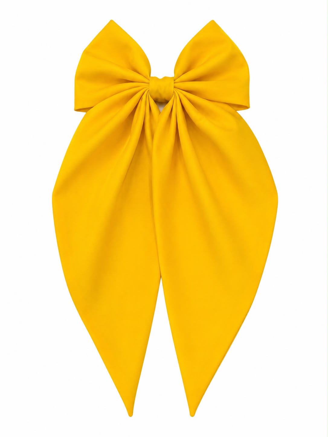 🎀 Moño niña amarillo