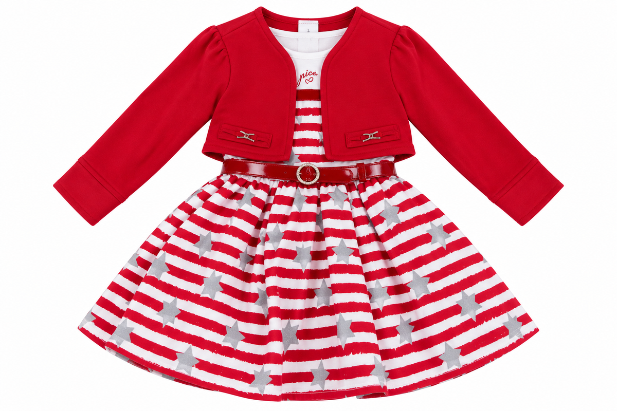 Vestido niña con saco