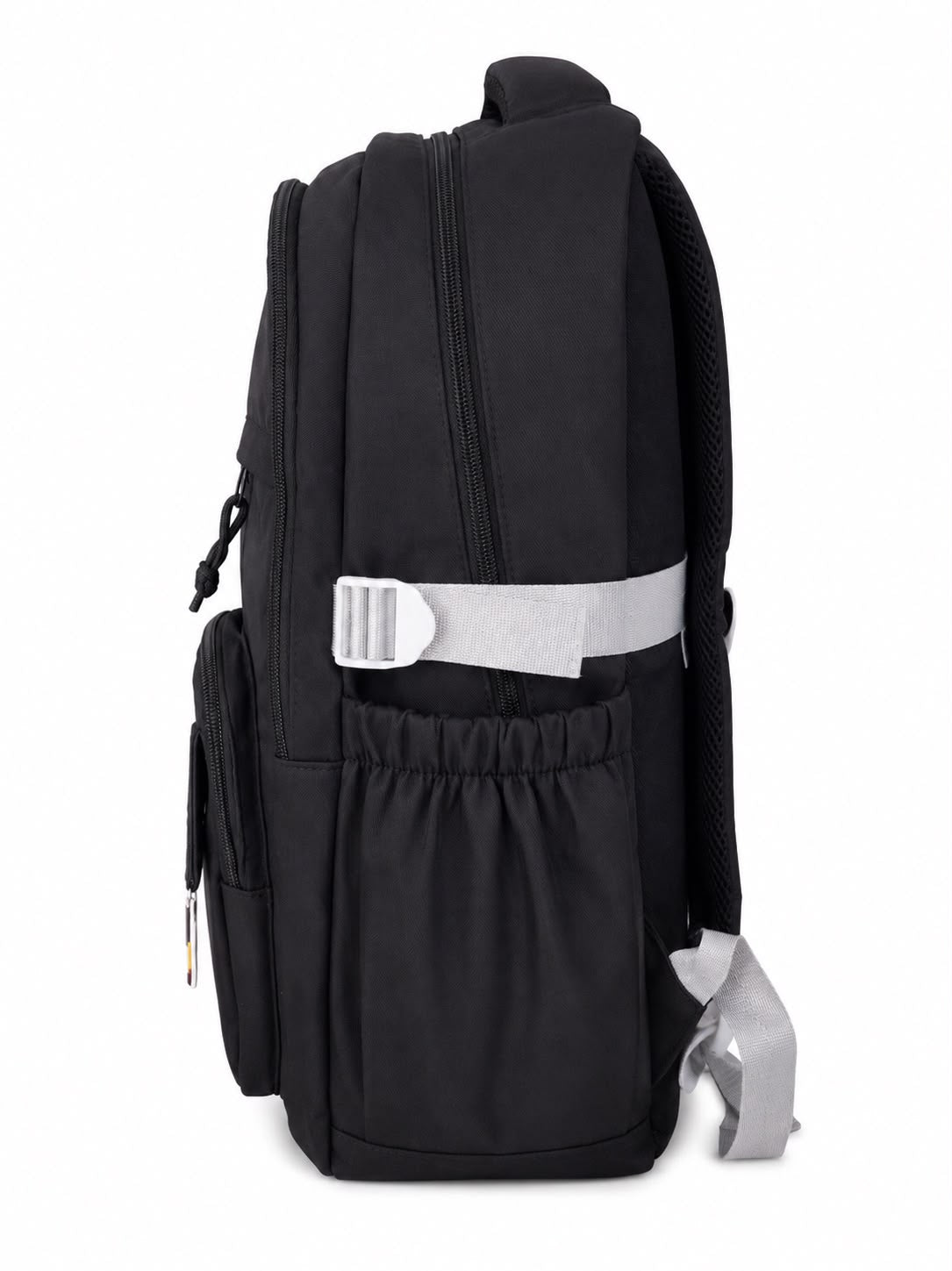 Mochila juvenil escolar Little Bear negra