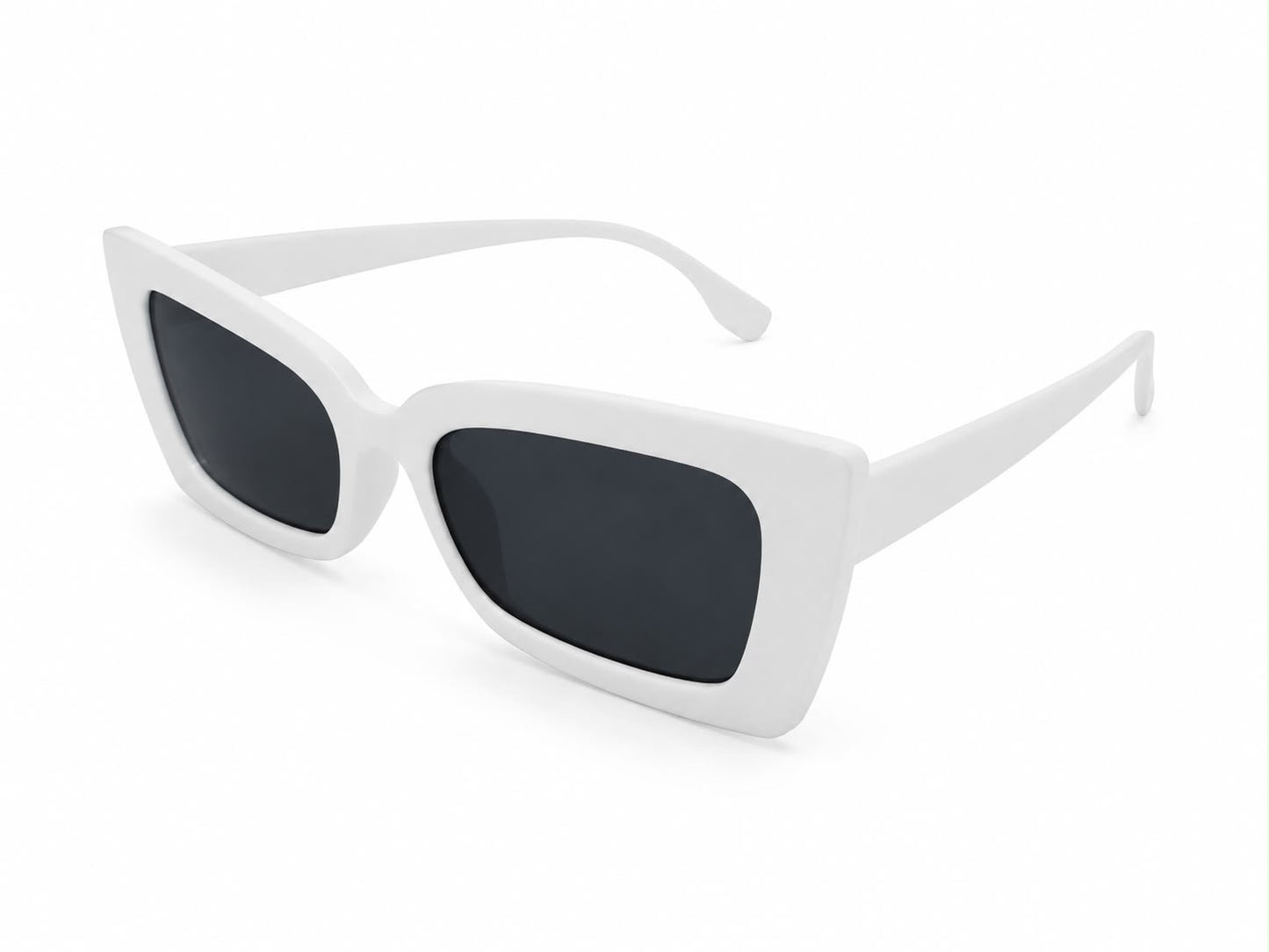 Lentes Dama rectangulares color blanco