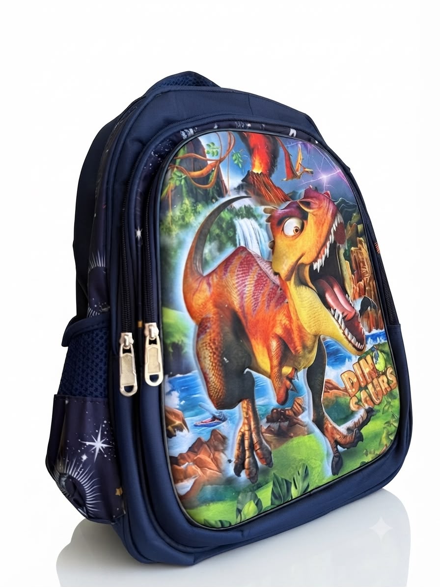 Set mochila infantil 3 piezas Dinosaurio recién