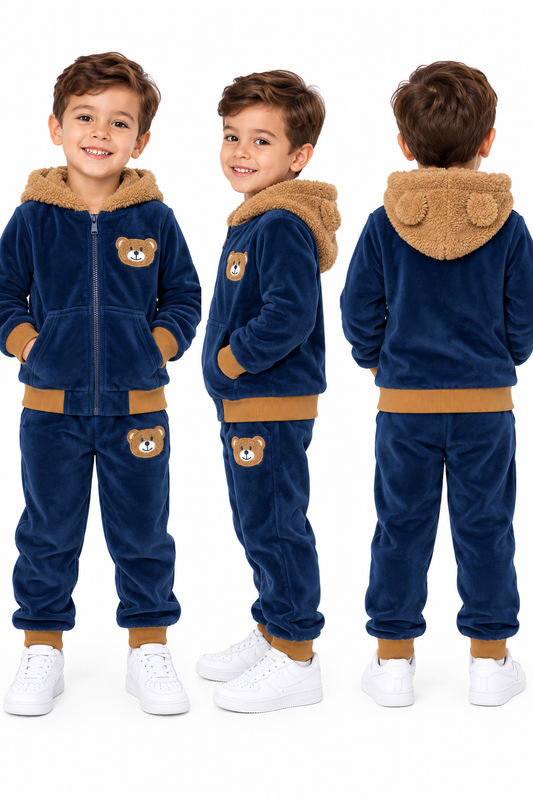 Set niño 3 piezas afelpado con osito 🧸