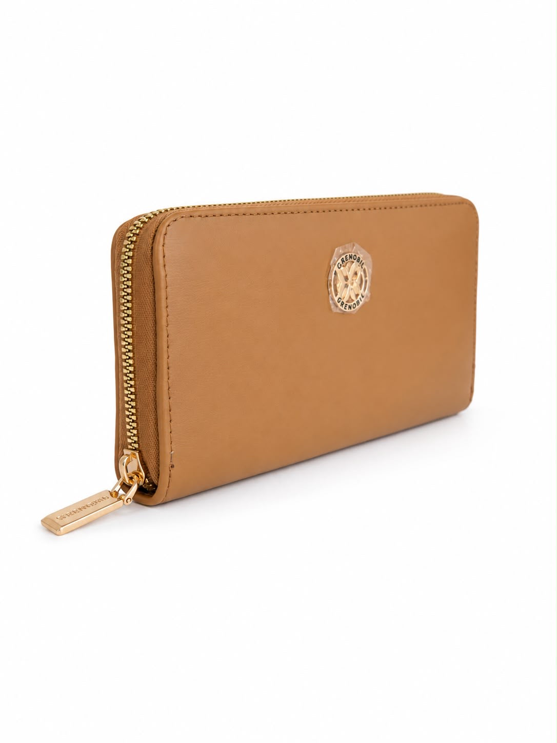 Cartera Dama tipo Wallet café claro