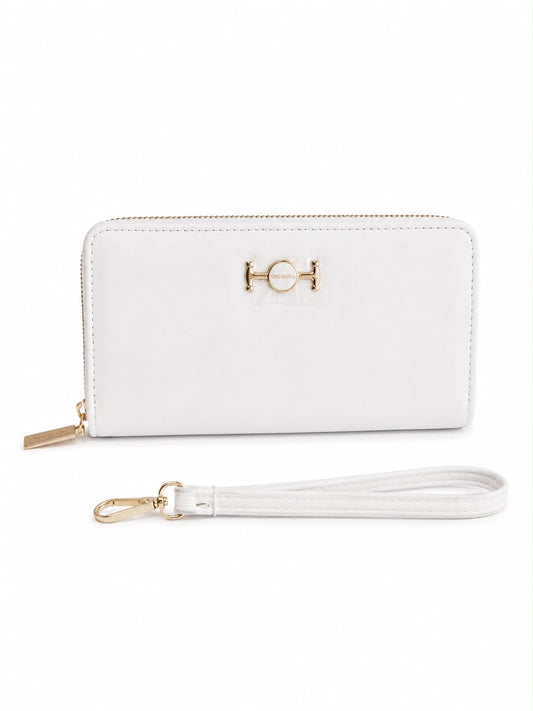 Cartera Dama tipo Wallet blanco elegante