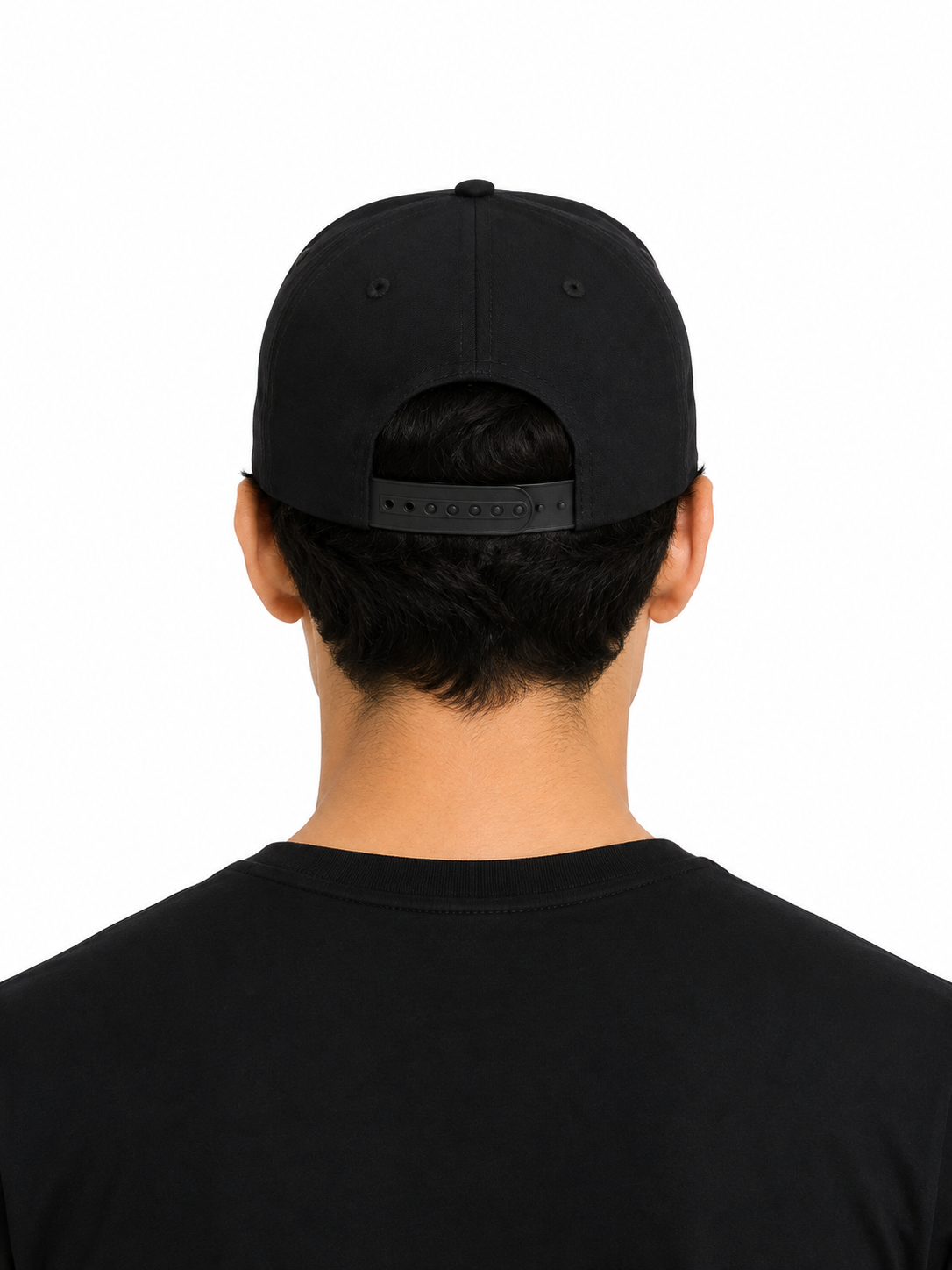 Gorra caballero negra estilo deportivo