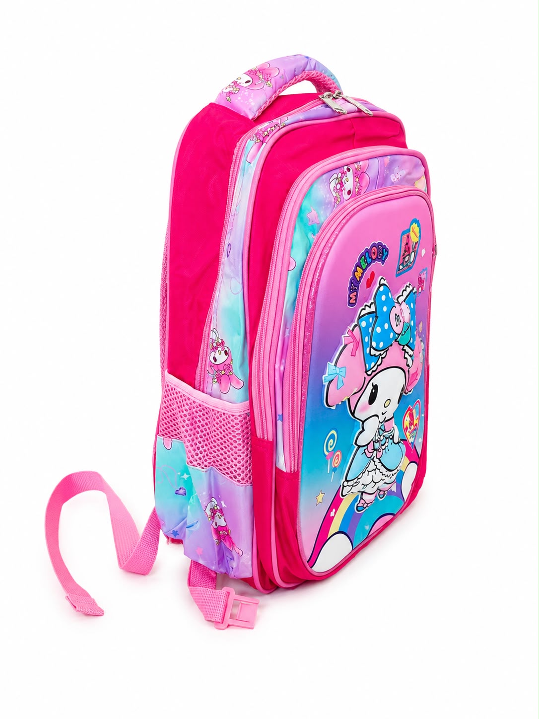 Set Mochila Infantil conejito 3 Piezas – Mochila, Lonchera y Lapicera