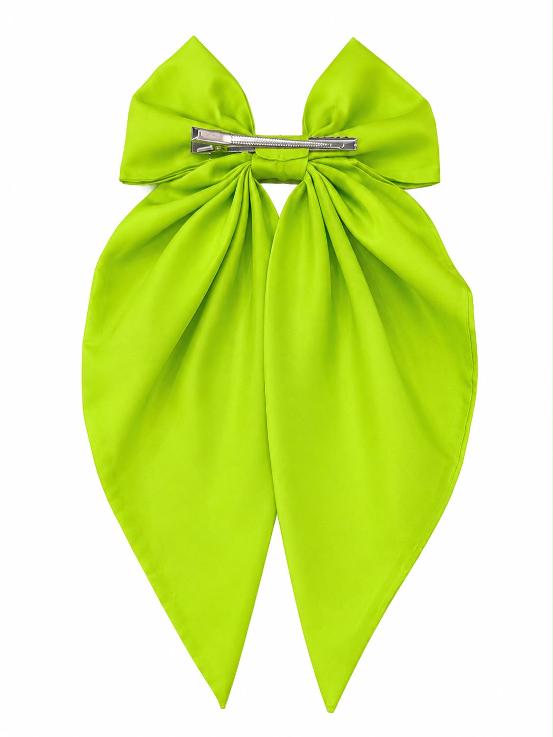 🎀 Moño coquette niña elegante Verde neón