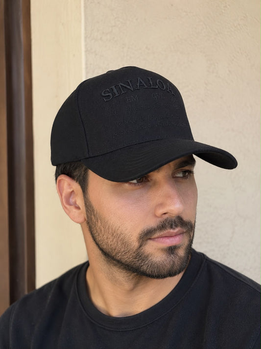 Gorra Caballero Sinaloa Negre Premium