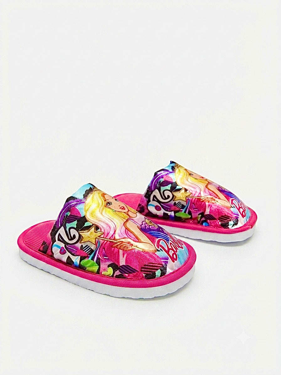Pantufla Niña Muñeca Fashion Rosa