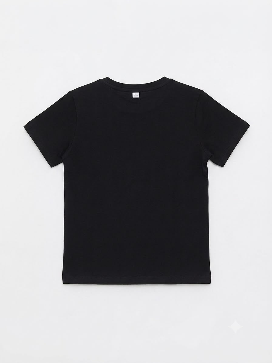 Blusa niña simply smile negra