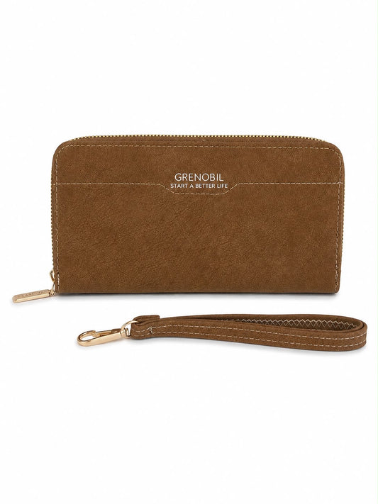 Cartera Dama Wallet color café