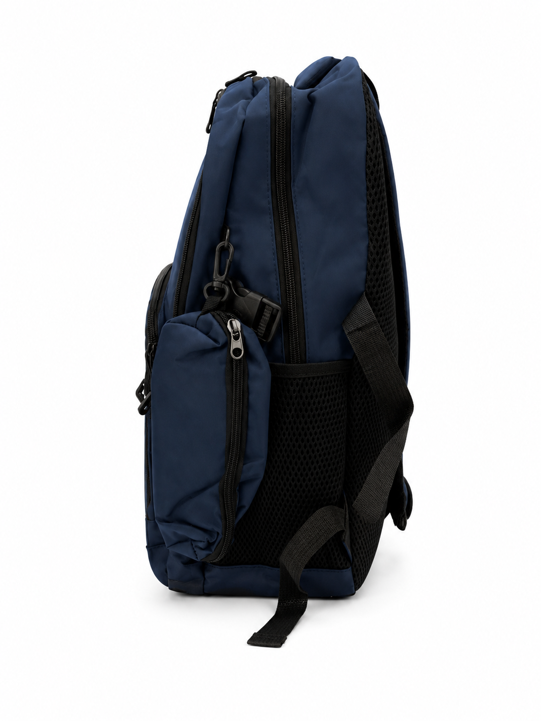 Set Mochila juvenil deportiva azul marino con estuche organizador