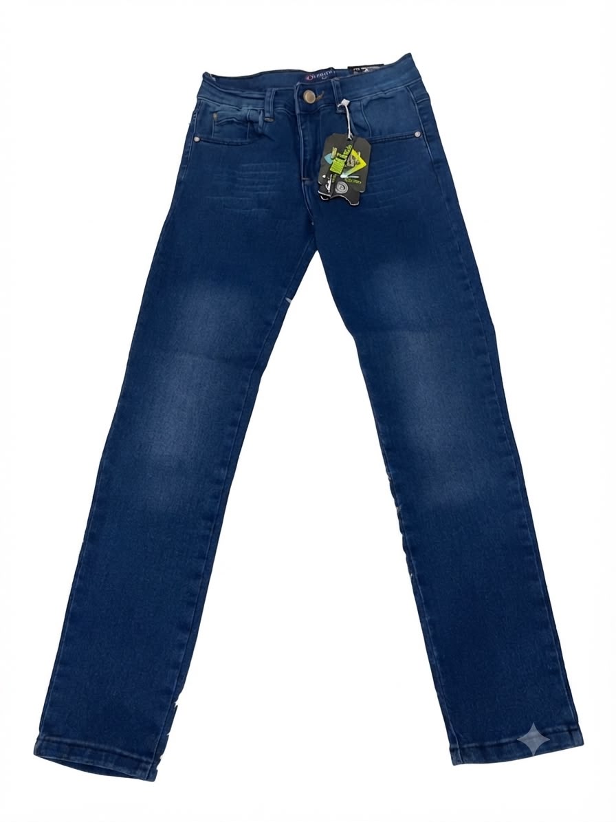 Pantalón Niño de Mezclilla Azul Medio