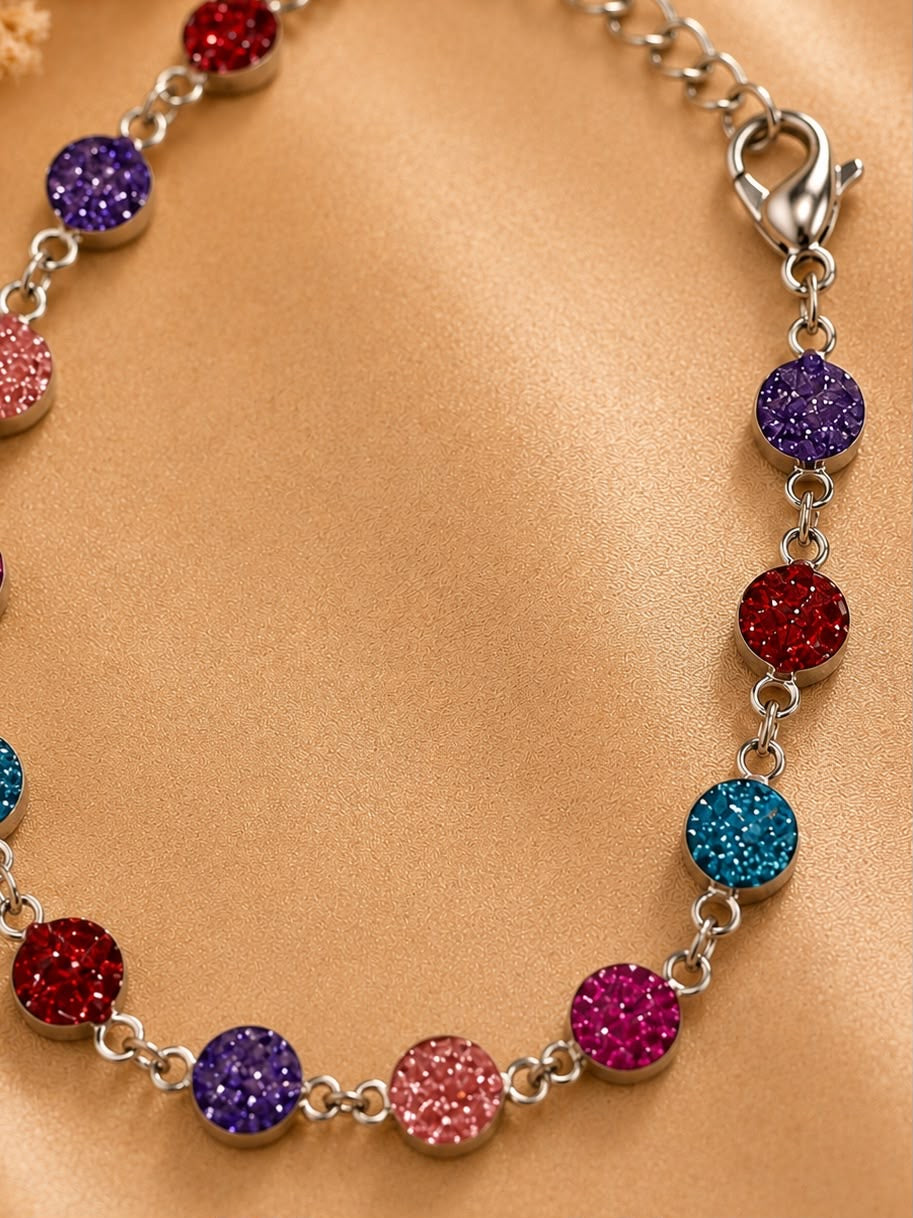 Pulsera Dama piedras multicolor