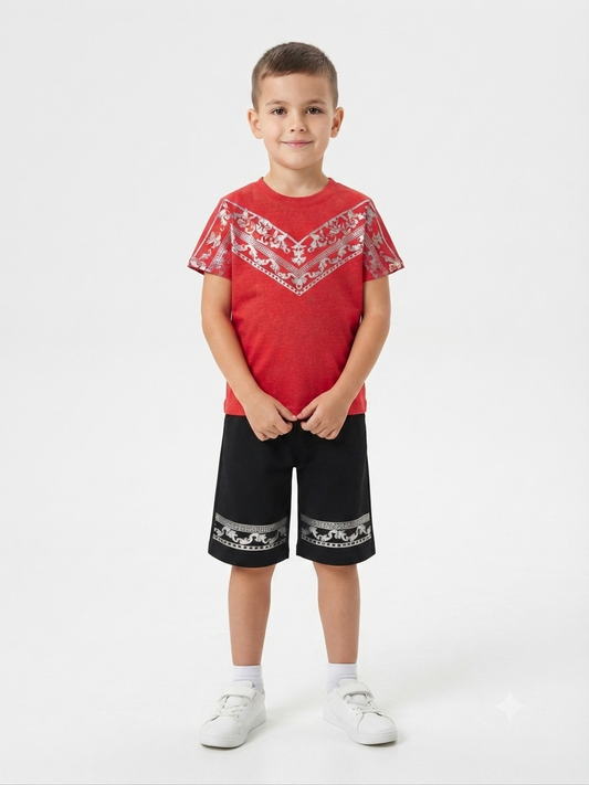 Set niño – Playera estampada + Short deportivo