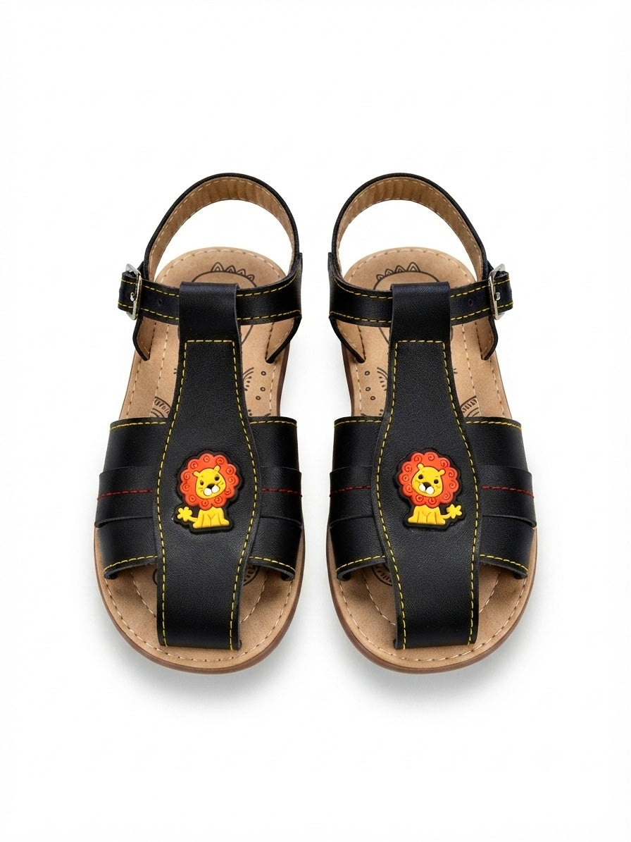Huaraches niño OFERTA con diseño de león