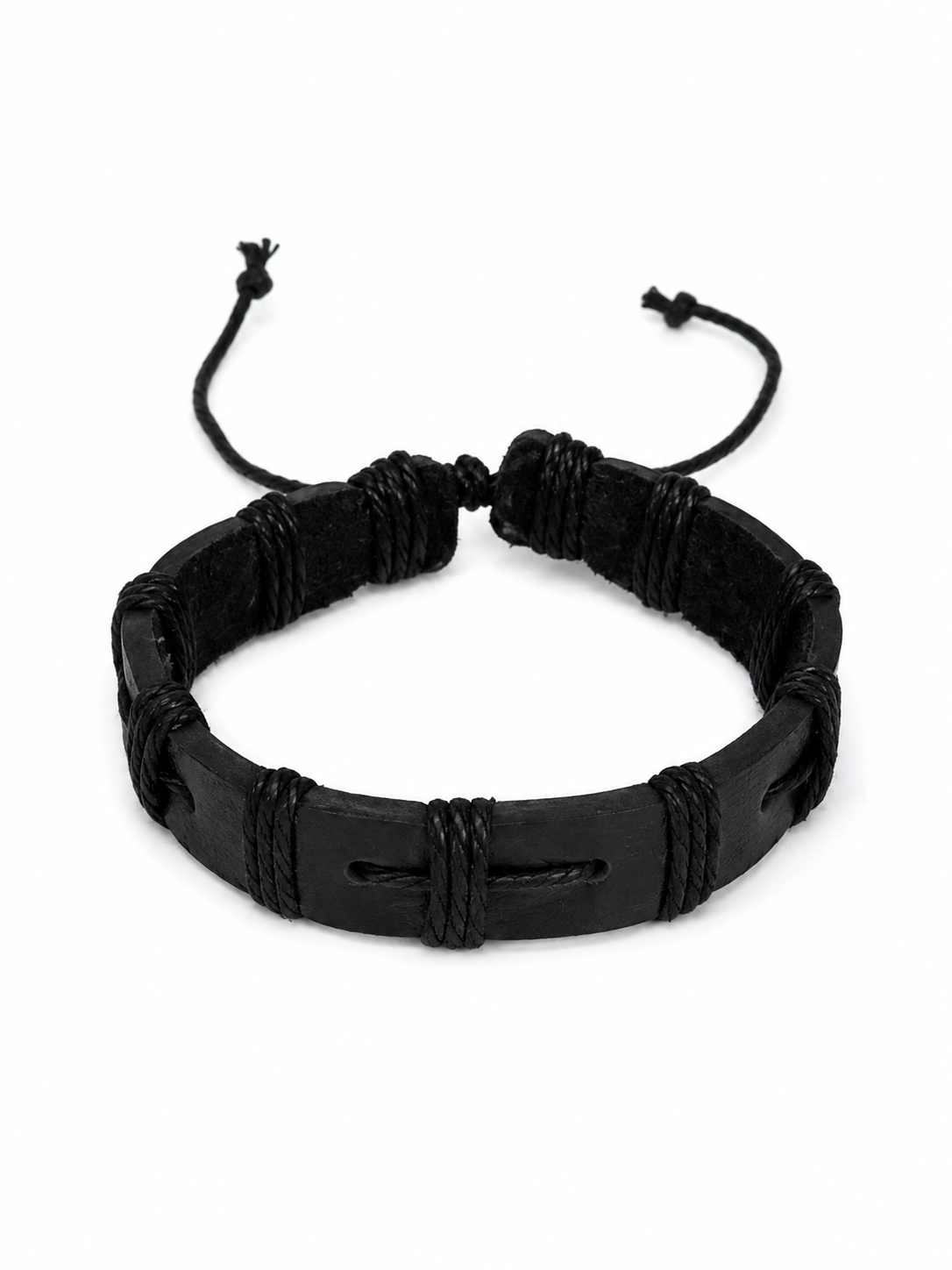Pulsera Caballero Negra Ajustable 🖤