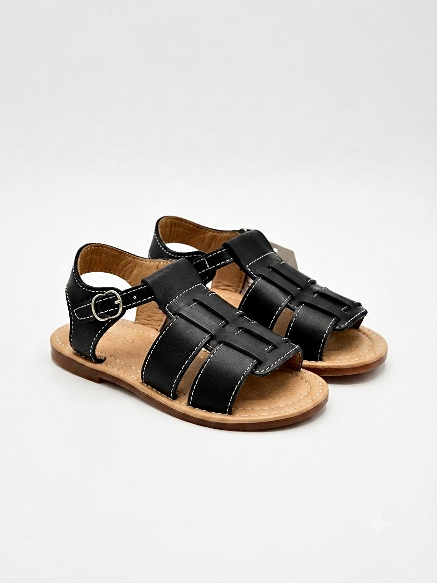 Huaraches niño OFERTA estilo clásico en color negro