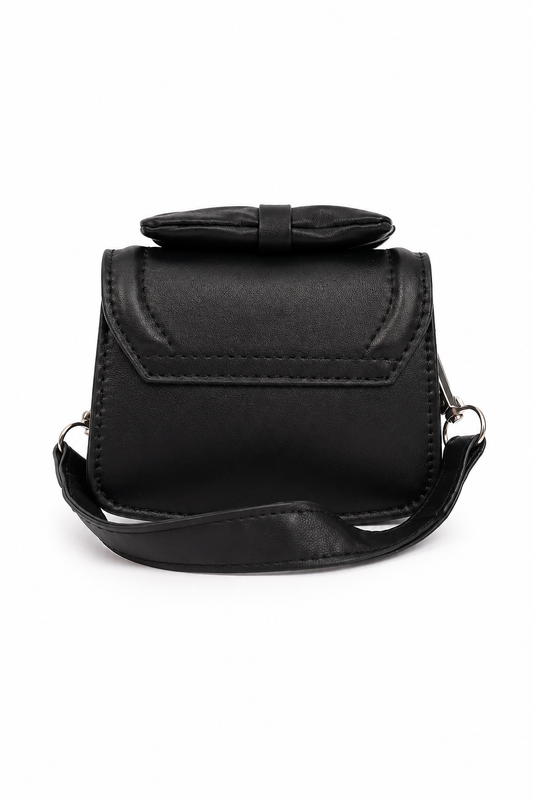 🖤 Bolsa infantil Mini AMAI con Moño Decorativo