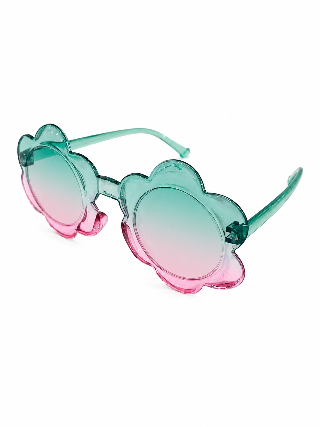 Lentes niña con diseño de flor degradado