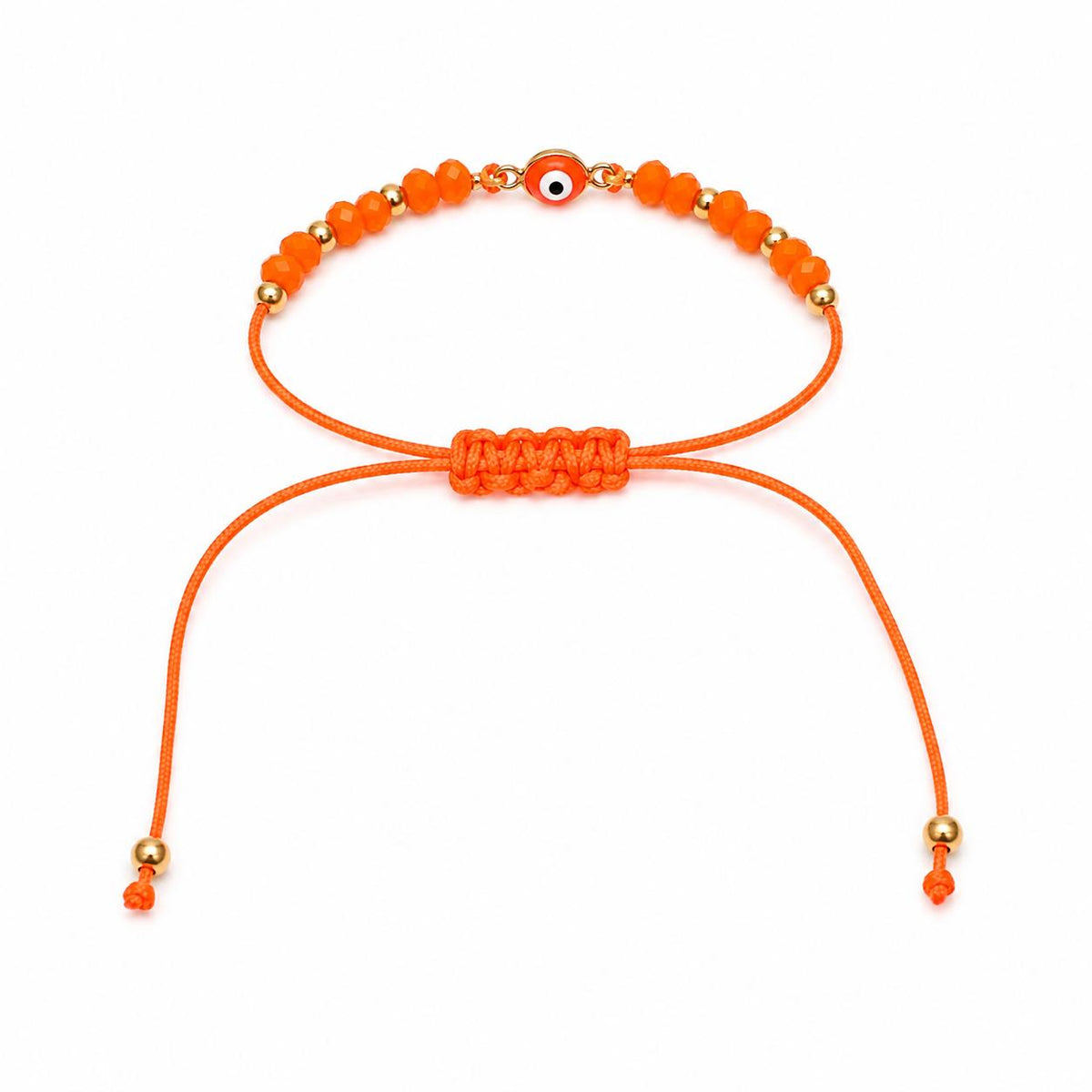 Pulsera niña ojo turco naranja 🧿🧡