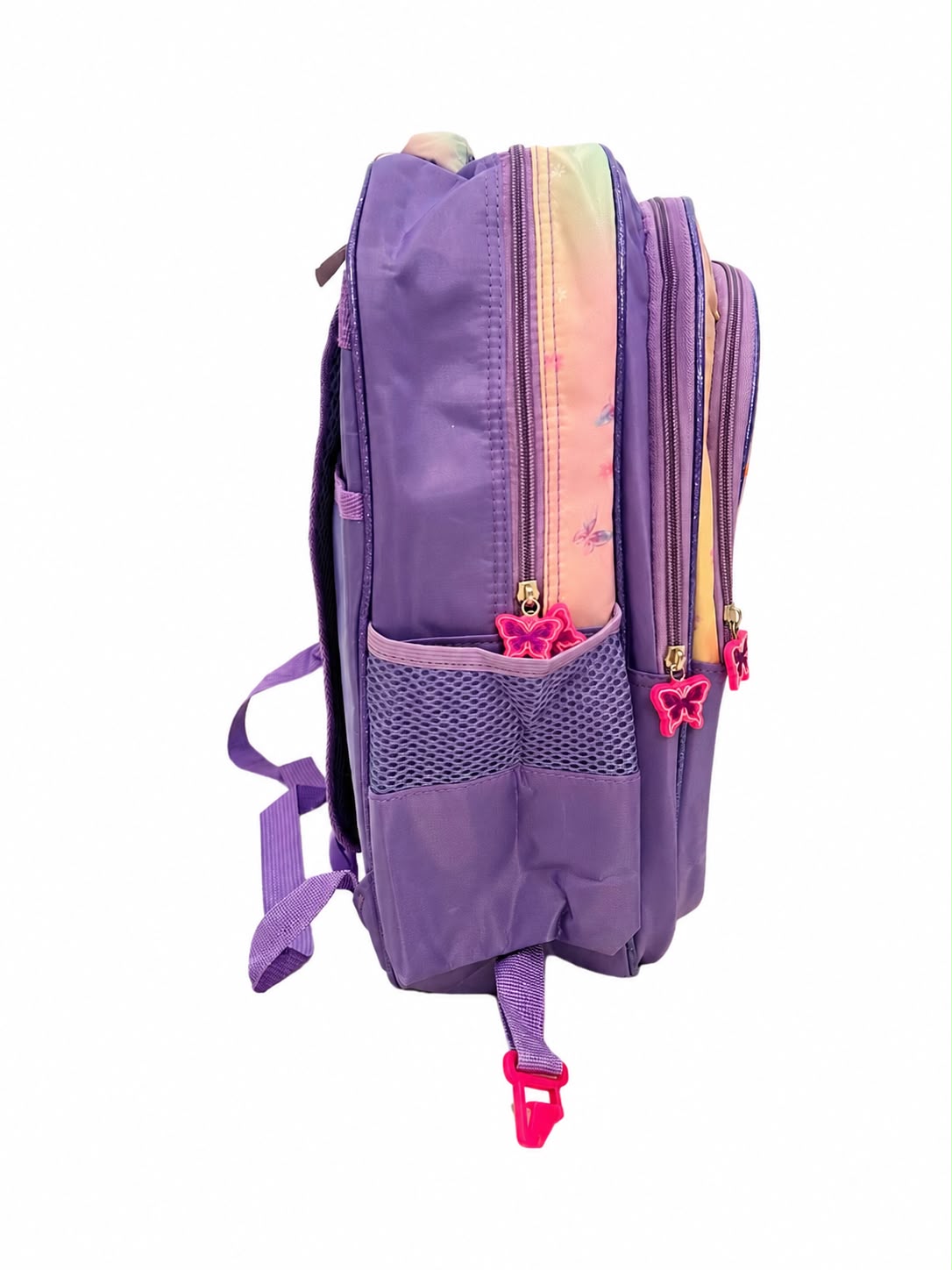 Set mochila infantil escolar Sn0opy lila 3 piezas